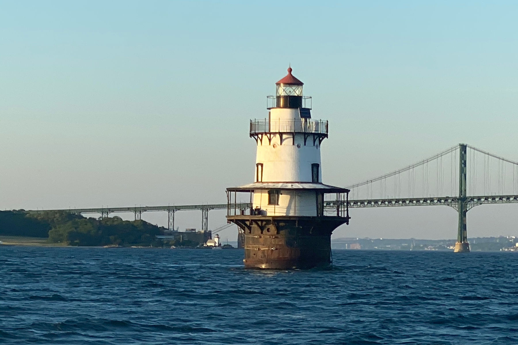 Hog Island Light from the water